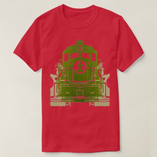 イリノイ中央鉄道ヴィンテージイリノイ中央線 Tシャツ (デザイン正面)