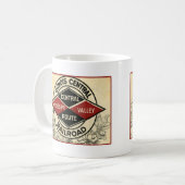 イリノイ中央鉄道ヴィンテージロゴマグカップ コーヒーマグカップ (正面左)