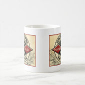 イリノイ中央鉄道ヴィンテージロゴマグカップ コーヒーマグカップ (中央)