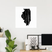 イリノイ動揺して州の概要 ポスター (ホームオフィス)