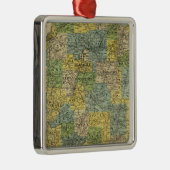 イリノイ地図2 メタルオーナメント (右)