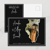 イリノイ大学進学 ポストカード (正面/裏面)