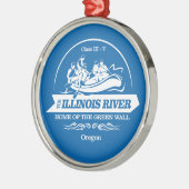 イリノイ川（ラフティング2） メタルオーナメント (左)