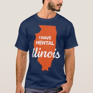イリノイ州がおかしいアメリカのジョーク Tシャツ