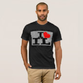 イリノイ州が大好き Tシャツ (正面フル)