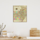 イリノイ州とミズーリ州 ポスター (キッチン)