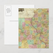 イリノイ州とミズーリ州 ポストカード (正面/裏面)