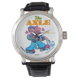 イリノイ州のアクスルローラスケートで滑るリンク。 腕時計