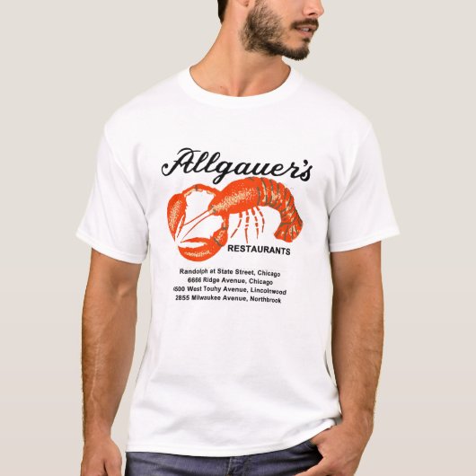 イリノイ州のオールゴーアのレストラン Tシャツ (正面)