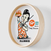 イリノイ州のビッグ・ボーイ・レストランのトップ 壁時計 (傾斜)