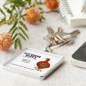 イリノイ州のレッドガースシューズ キーホルダー (側面)