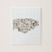 イリノイ州のヴィンテージ写真マップ ジグソーパズル (縦)