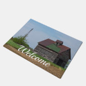 イリノイ州の古い納屋 ドアマット (アングル)