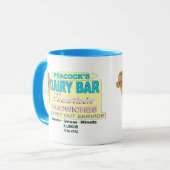 イリノイ州の孔雀アイスクリーム会社 マグカップ (正面左)