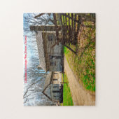 イリノイ州の新しいサレムクリスマスの挨拶 ジグソーパズル (縦)