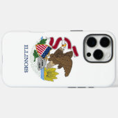 イリノイ州の旗 Apple iPhone 16 Pro Max ケース Case-Mate iPhoneケース (裏面 (横))