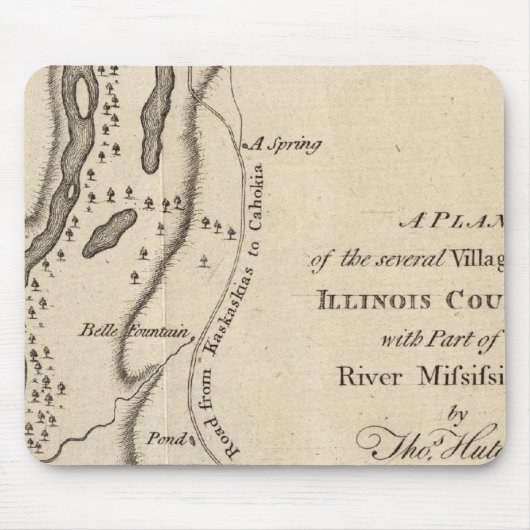 イリノイ州の村々 マウスパッド (正面)