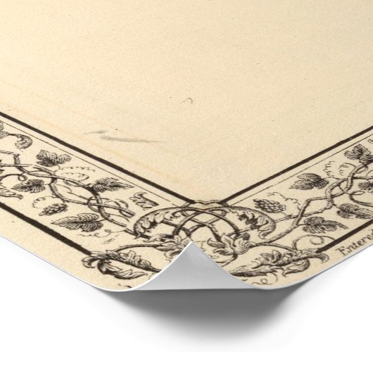 イリノイ州の気候地図 ポスター (角)