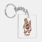 イリノイ州の認定食料品業者 キーホルダー (正面左)