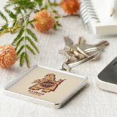 イリノイ州の認定食料品業者 キーホルダー (側面)