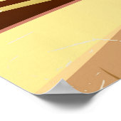 イリノイ州の農園ヴィンテージ旅行ポスター ポスター (角)