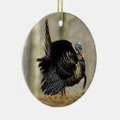 イリノイ州の雄のトルコ セラミックオーナメント (右)