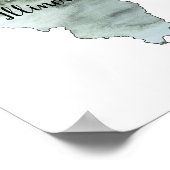 イリノイ州イラストレーション ポスター (角)