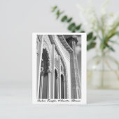 イリノイ州ウィルメットのバハイ寺院 ポストカード (スタンド正面)