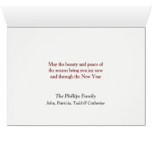 イリノイ州ウィンターバーンカードからのメリークリスマス (内部横(下))