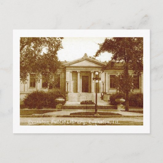 イリノイ州エバンストンヴィンテージ ポストカード (正面)