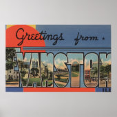 イリノイ州エバンストン – ラージ・レター・シーン ポスター (正面)