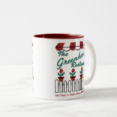 イリノイ州エルムハーストの温室レストラン ツートーンマグカップ (正面右)