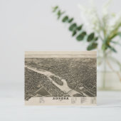 イリノイ州オーロラ(1882) ポストカード (スタンド正面)