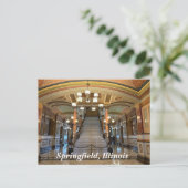 イリノイ州キャピトルinスプリングフィールド シーズンポストカード (スタンド正面)