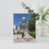 イリノイ州キャピトルinスプリングフィールド シーズンポストカード (スタンド正面)