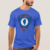 イリノイ州ギターピック Tシャツ (正面)