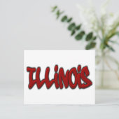 イリノイ州グラフィティ ポストカード (スタンド正面)