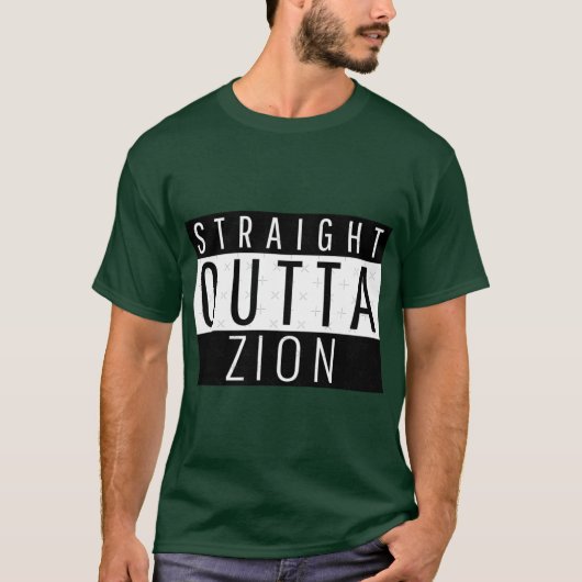 イリノイ州ザイオン発 オーバーサイズ Tシャツ (正面)