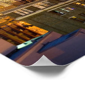 イリノイ州シカゴで、西ループからスカイラインが撮影 ポスター (角)