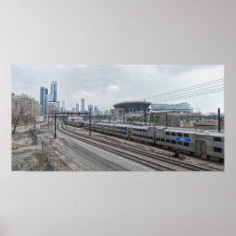 イリノイ州シカゴのソルジャーフィールド ポスター