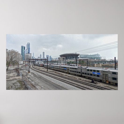 イリノイ州シカゴのソルジャーフィールド ポスター (正面)