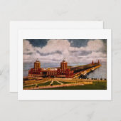 イリノイ州シカゴのネイビー・ピア（1916年頃–1930年） ポストカード (正面/裏面)