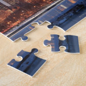 イリノイ州シカゴのパノラマ湖 ジグソーパズル (側面)