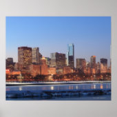 イリノイ州シカゴのパノラマ湖 ポスター (正面)