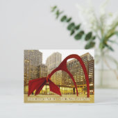 イリノイ州シカゴのフェデラルセンタープラザ ポストカード (スタンド正面)