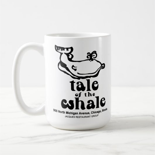 イリノイ州シカゴのホエールレストランのテール コーヒーマグカップ (左)