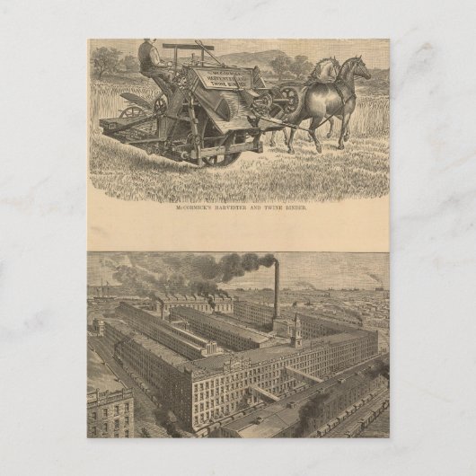 イリノイ州シカゴのマッコミック社 ポストカード (正面)