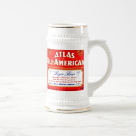 イリノイ州シカゴのAtlas Brewing Company ビールジョッキ