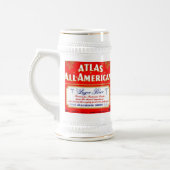 イリノイ州シカゴのAtlas Brewing Company ビールジョッキ (左)