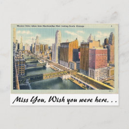 イリノイ州シカゴのWacker Drive ポストカード